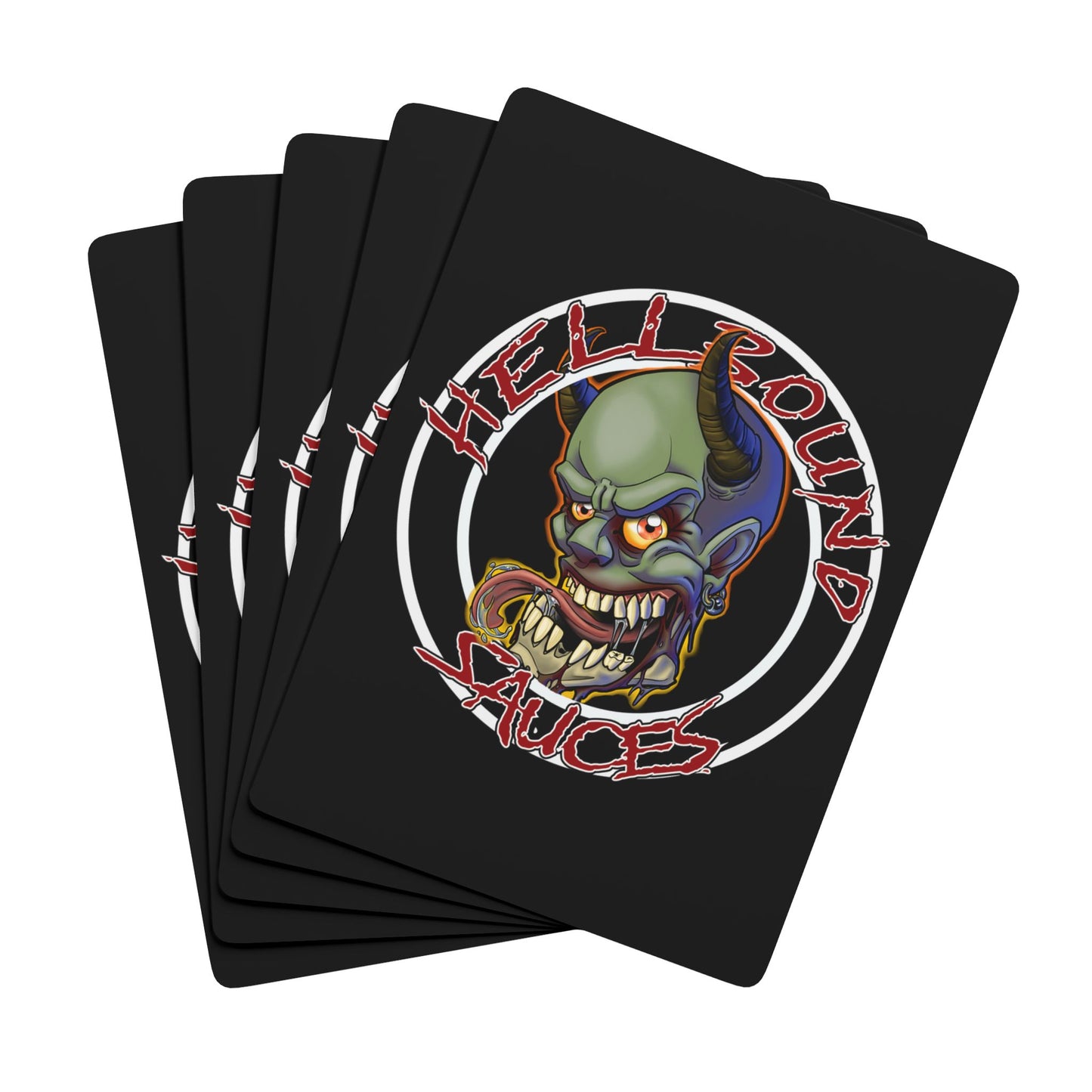 Hellbound Sauces Poker Playing Cards- Deal the Heat