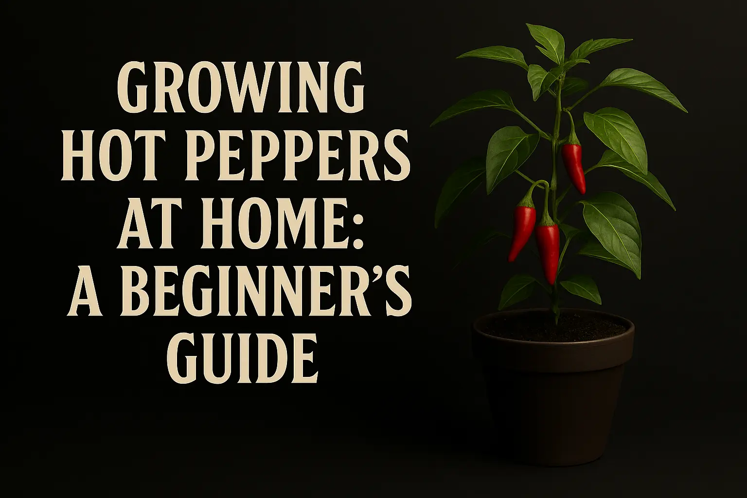 Growing Hot Peppers at Home: A Beginner's Guide